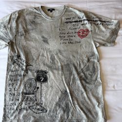 BTS World Tour Arirang Las Vegas Pop Up Exclusive US Grey Merch Shirt Large (L)