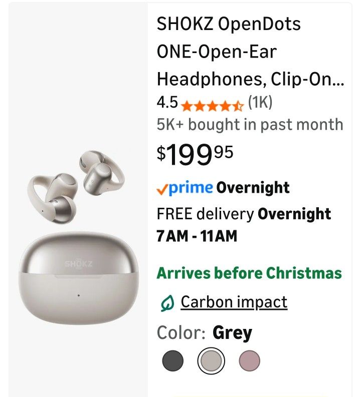 SHOKS OpenDots Headphones..