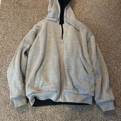 Sweat Jacket With Hoodie 