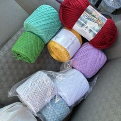 $25 for ALL—😍🥰 some brand new some used -Arts and crafts yarn/string/crochet thread selling altogether will not separate!!! pick up in Yakima my hom