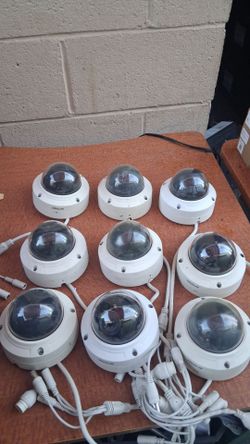 Avycon AVC-VHN81FLT 4K Network IR Weatherproof Dome Camera, 3.6mm Lens.. take all for 1 price.