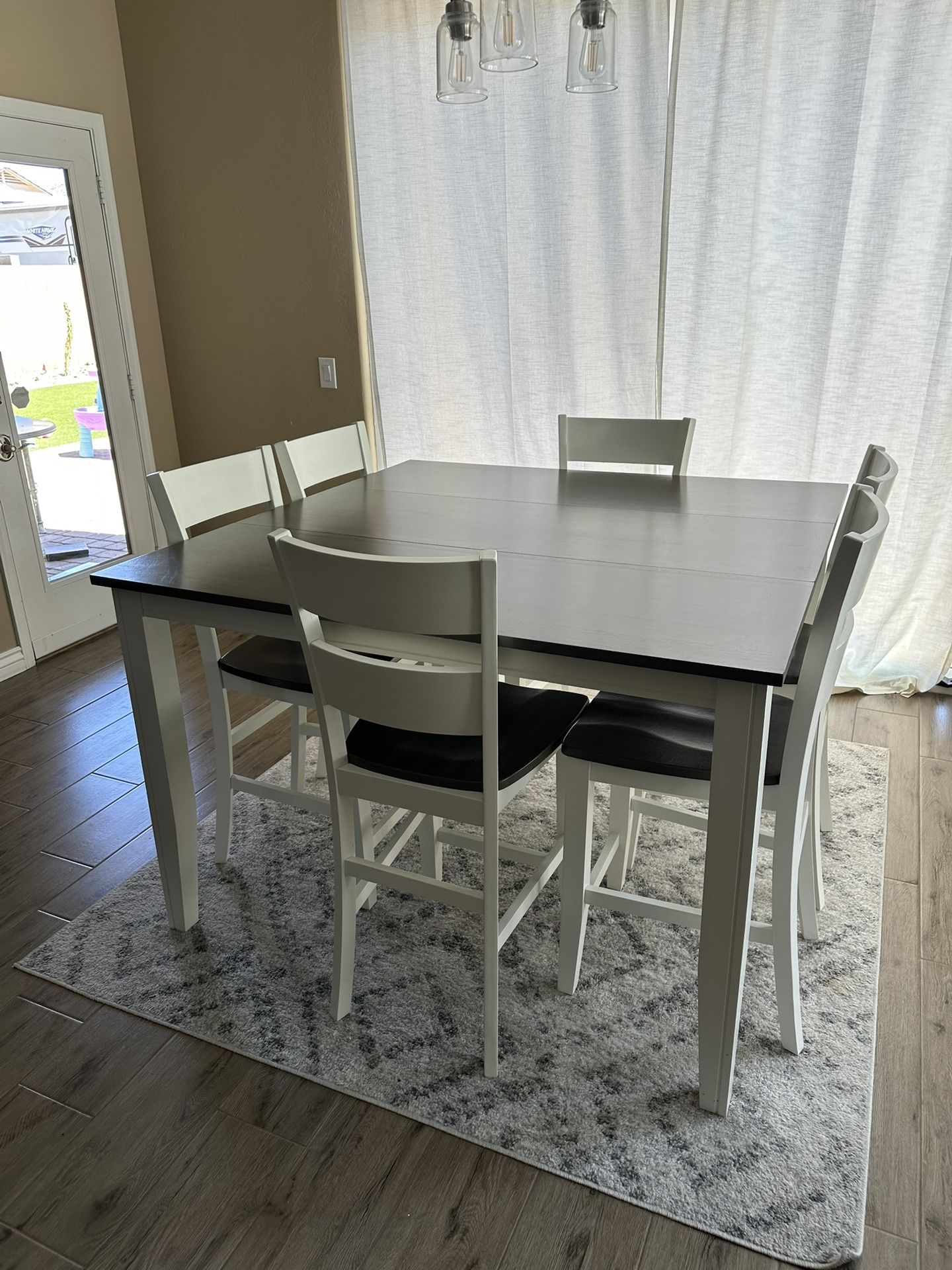 Kitchen Table Set - Table + 6 Chairs