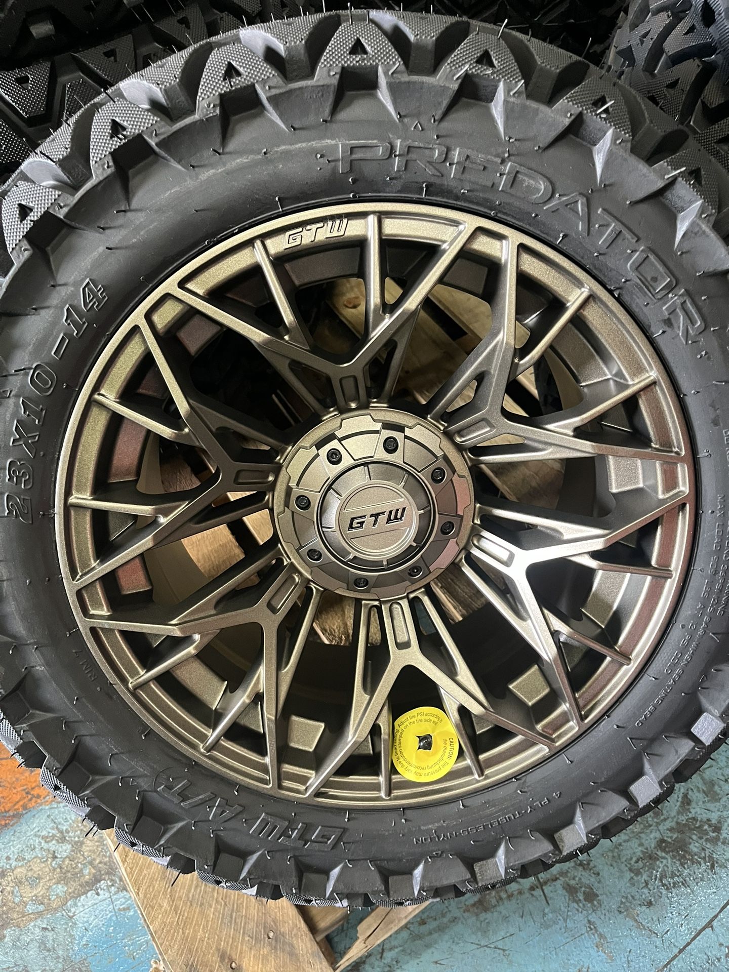 Golf Cart Wheel Set