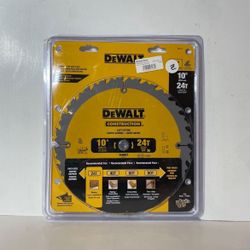 Construction 10 in. 24-Teeth Thin Kerf Table Saw Blade…..DW3112