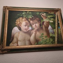 Beautiful Paintings In Canvas With Wood Frame 
