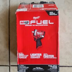 Milwaukee
M12 FUEL 12V Lithium-Ion Brushless Cordless Stubby 1/2 in. Impact Wrench (Tool-Only)