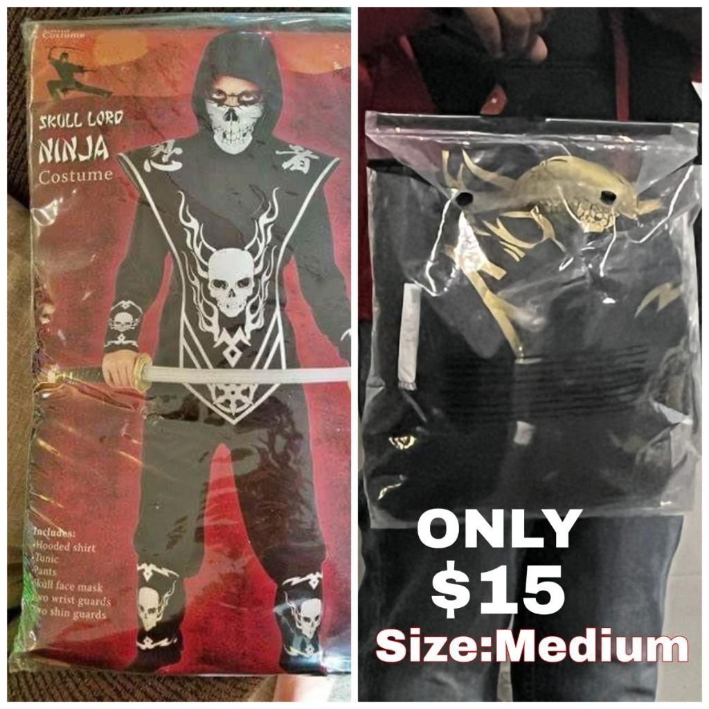 Medium Size Skull Lord Ninja Costume for Sale in Jonesboro, GA - OfferUp