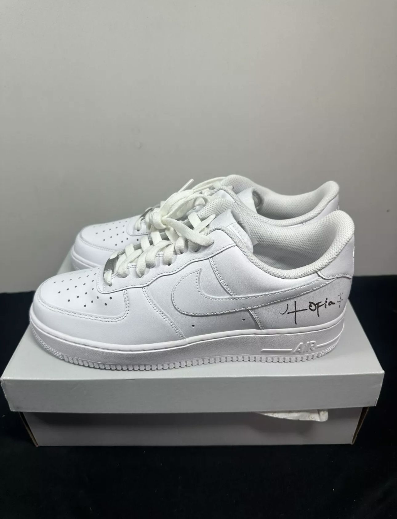 Nike Air Force 1 Low White Travis Scott Utopia Edition Size 11 NEW 