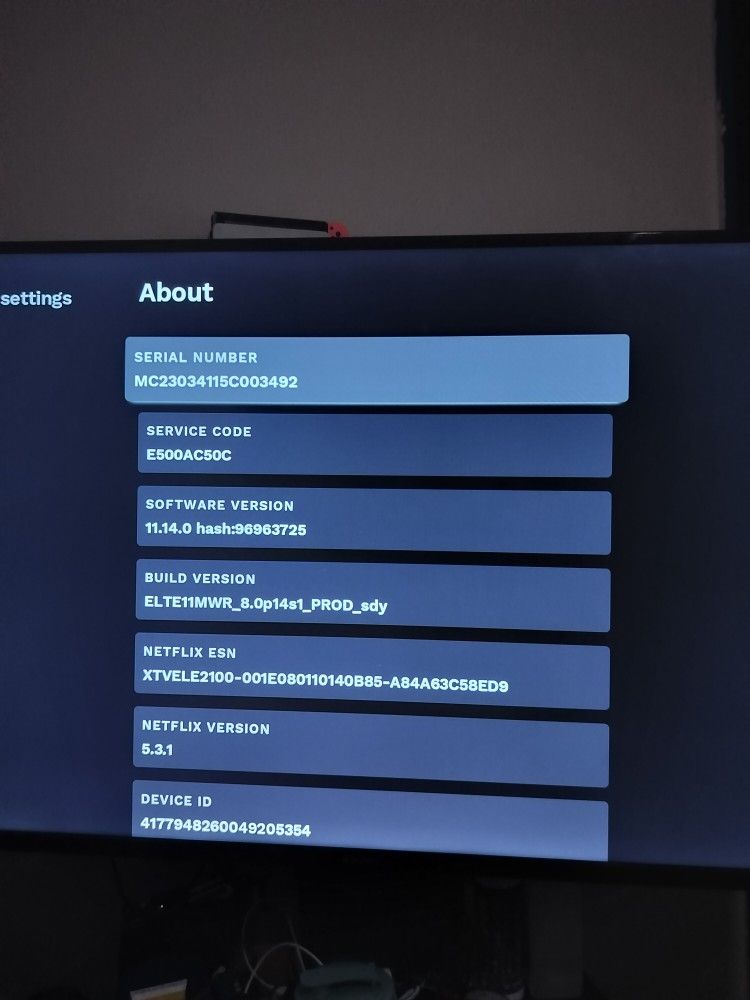 Element XUMO SMART TV