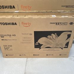Toshiba 50” LED 4K TV! Finance For $50 Down Payment!!
