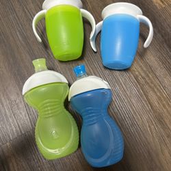 Munchkin miracle training cups and mighty grip cups