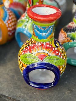 Mini Talavera Chimenea