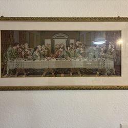 Last Supper Picture & Frame 