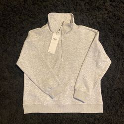 Alo Yoga Quarter Zip(grey)