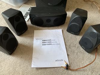 POLK AUDIO RM series 5 PCS. SATELLITE SPEAKERS SET