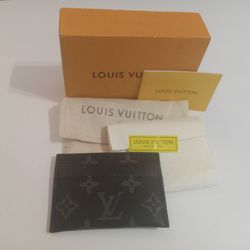 Louis Vuitton Monogram Eclipse Porto Cult Double Card Case