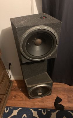 Sony subwoofers and case