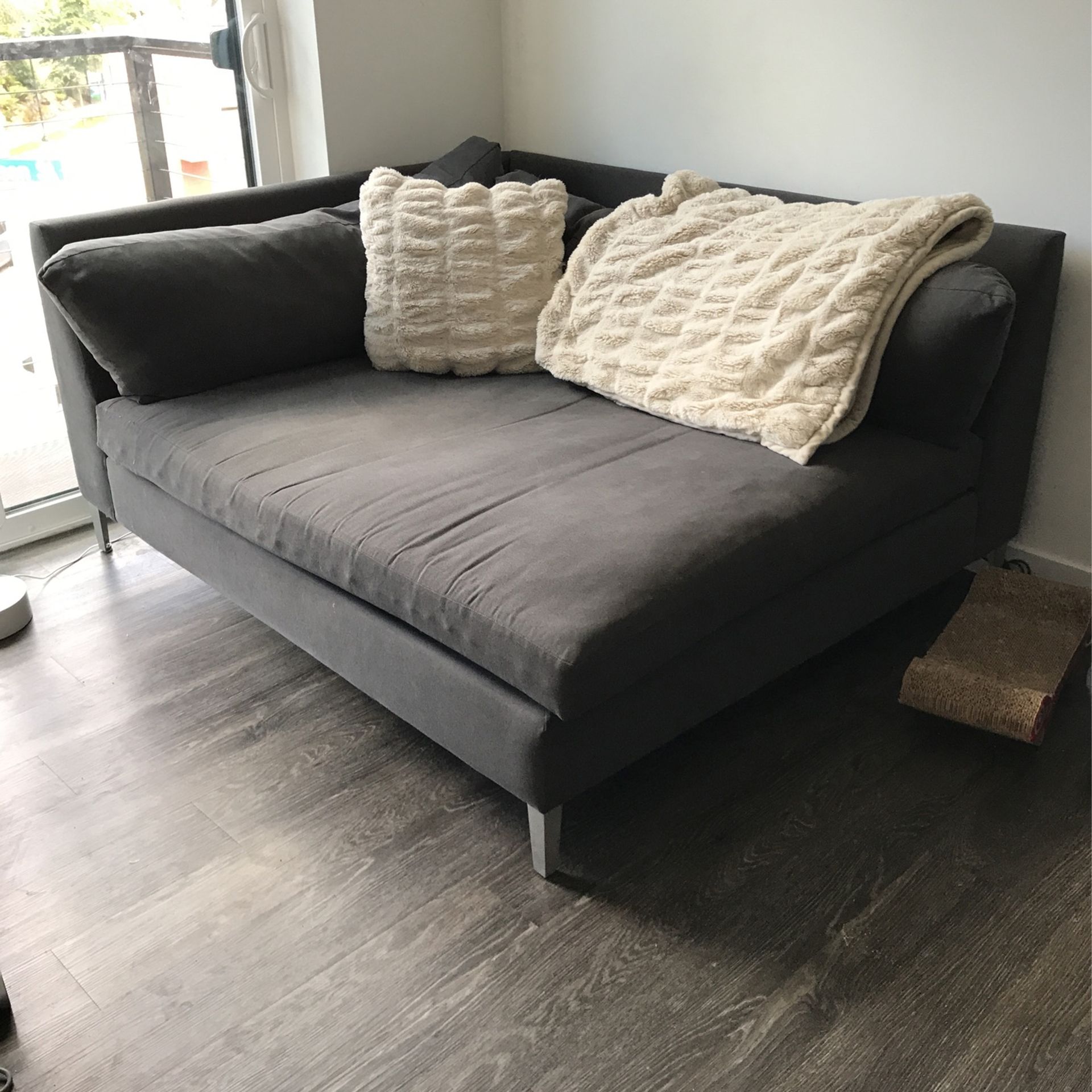 Crate And Barrel CB2 Decker Sectional Sofa Left Arm Chaise