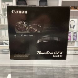Canon Powershot G7X Mark III 