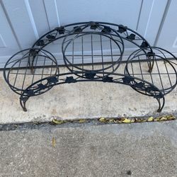 Multi tier plant stand for three plants 23 inches long 11 inches tall 