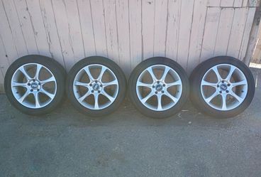 Set of 4  - 17” ASA Wheels and Tires