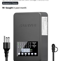 Sunvie Low Voltage Transformer 300Watt 2 Zones Dusk To Dawn
