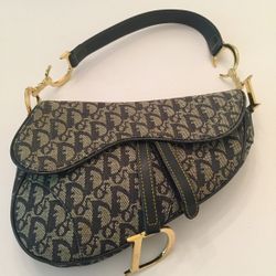 Christian Dior Saddle Bag & Matching Wallet