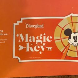 Disneyland Magic Key Magnet 2024