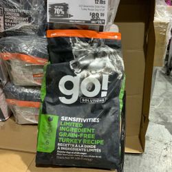 Go! Sensitivities Grain Free Turkey 12 Lbs 