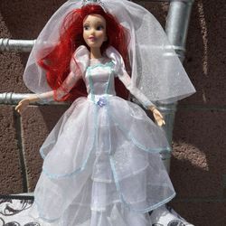 Ariel Wedding Barbie No Shoes 