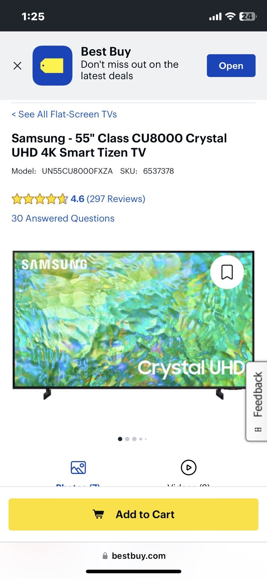 Samsung Smart Tv 55 Inch
