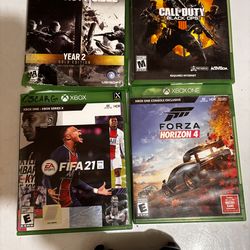 Xbox one Games and Control.