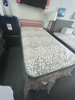 Plush twin size mattress