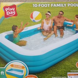 Brand New 10ft Inflatable Family Pool
