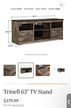 Trinell 63” TV Stand