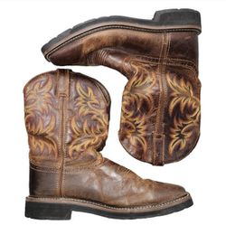 Justin Size 9D WK4681 Work Cowboy Boots Composite Waterproof