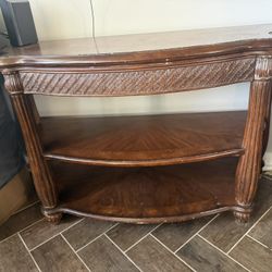 Wood Console Table