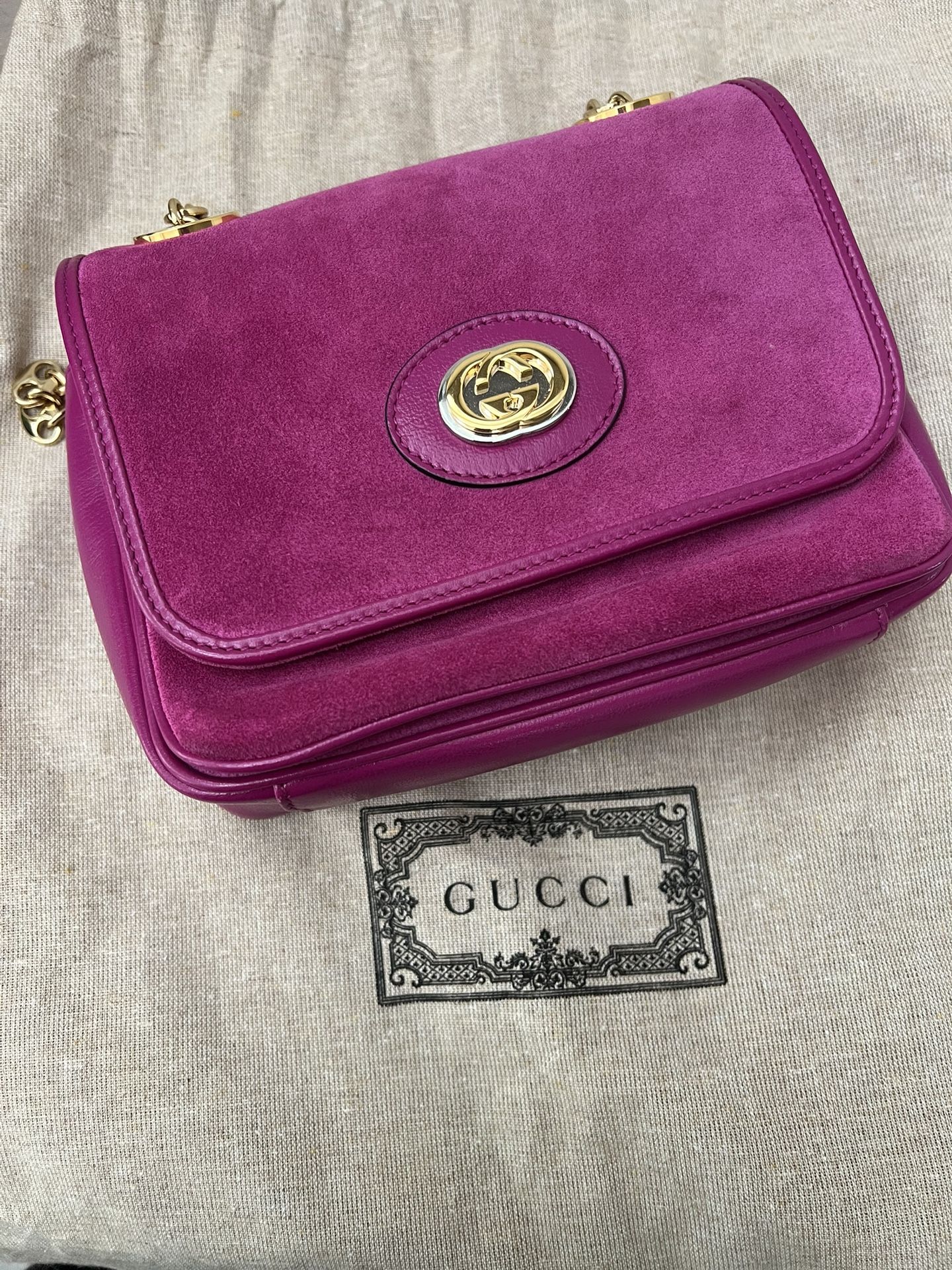 Marina Chain Flap Bag Leather Small