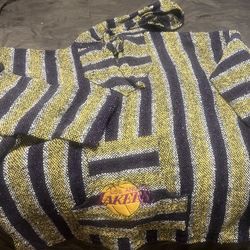 Hoodie Lakers  Poncho Size 2X