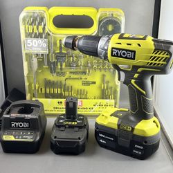 RYOBI ONE+ 18V Cordless 1/2 in. Drill/Driver Kit