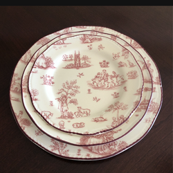 Woods & Sons Black Sheep Pattern dishware