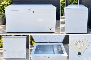 GE White Chest Freezer