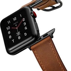 Leather Band Compatible with Apple Watch