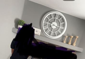 Wall clock - white