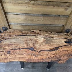 Maple Live Edge Coffee Table