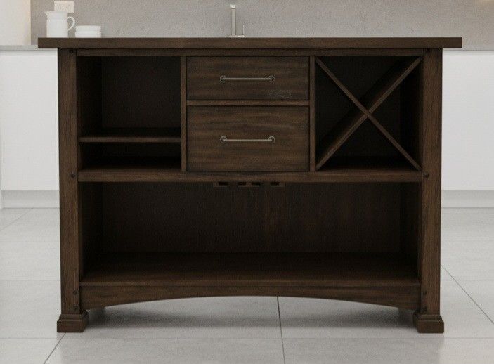 Bar Cabinet With Barstool 