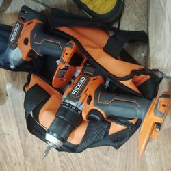 Ridgid drill set ***READ DESCRIPTION***