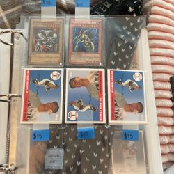 Yugioh Cards / Mickey Mantle / Baseball Cards