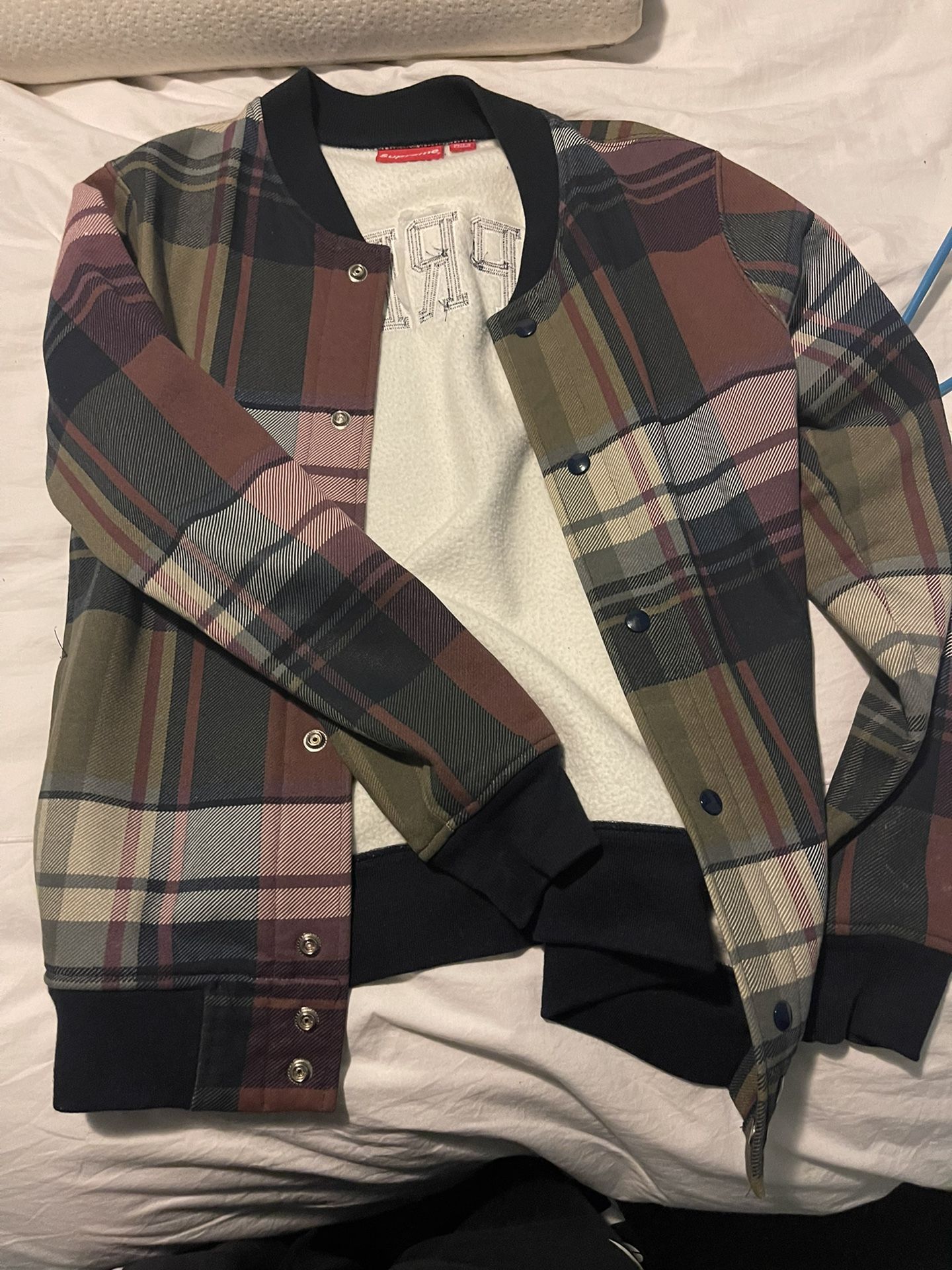 Supreme Plaid Bomber Jacket