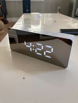 LED Mirror Digital Clock ⏰